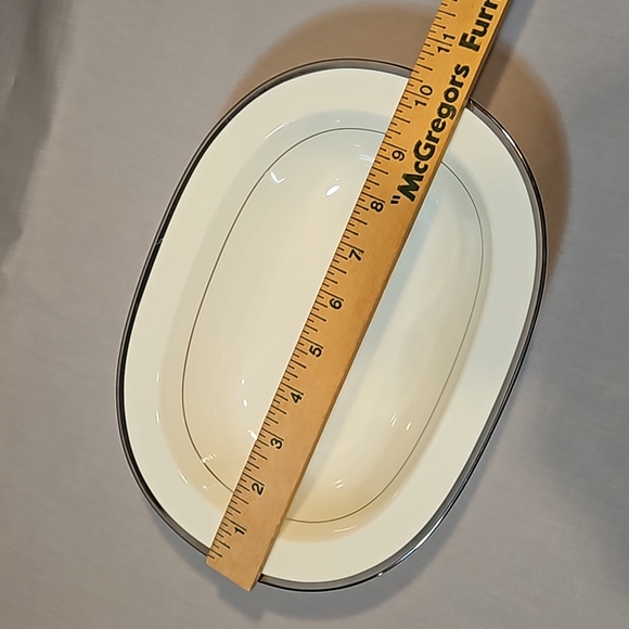 Noritake Paris 9727 10 3/8" Oval Vegetable Bowl, Bone China new - Picture 6 of 7